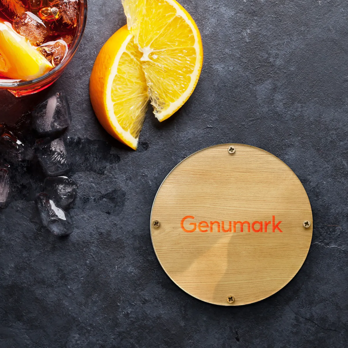 All Natural Birch Wood Layered Coaster